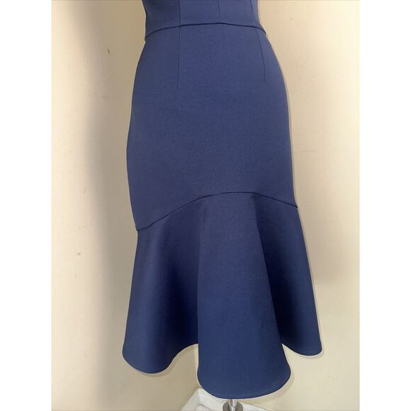 Cooper St. Navy Azalea Dress Fit and Flare A-Line Prom Formal Size 2 EUC - Picture 3 of 9